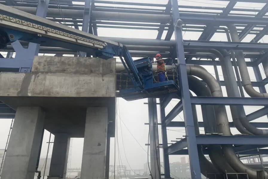 Yantai Port Longkou 6 #-7 #, Projet 10 #-11 # Pipeline Traçage de la chaleur électrique