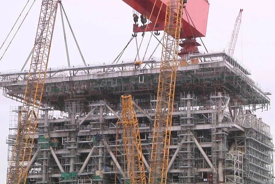 Projet de centrale électrique à terre