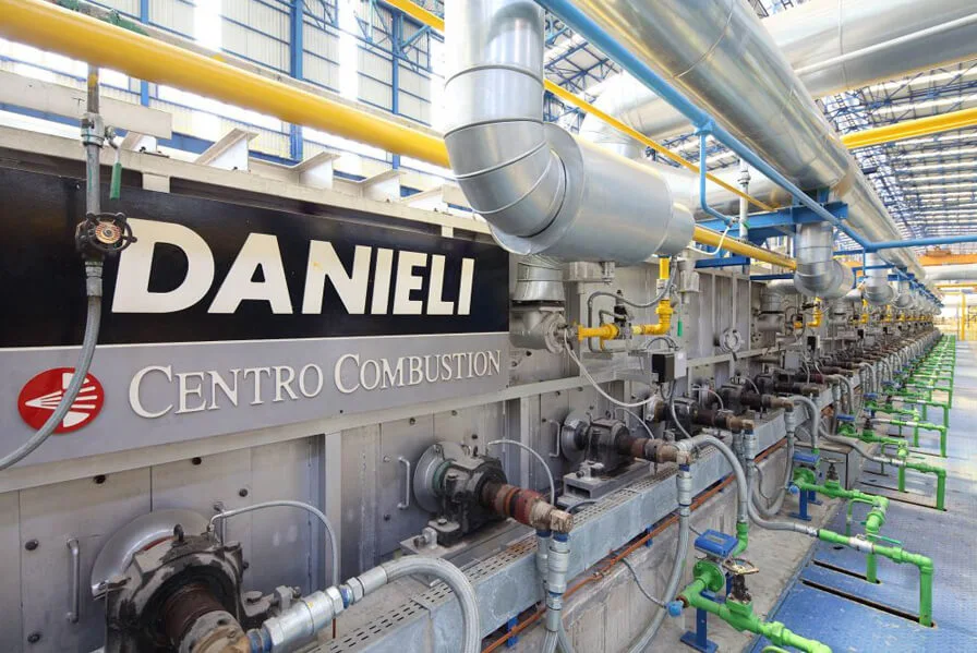 Projet de traçage de chaleur électrique d'usine sidérurgique russe