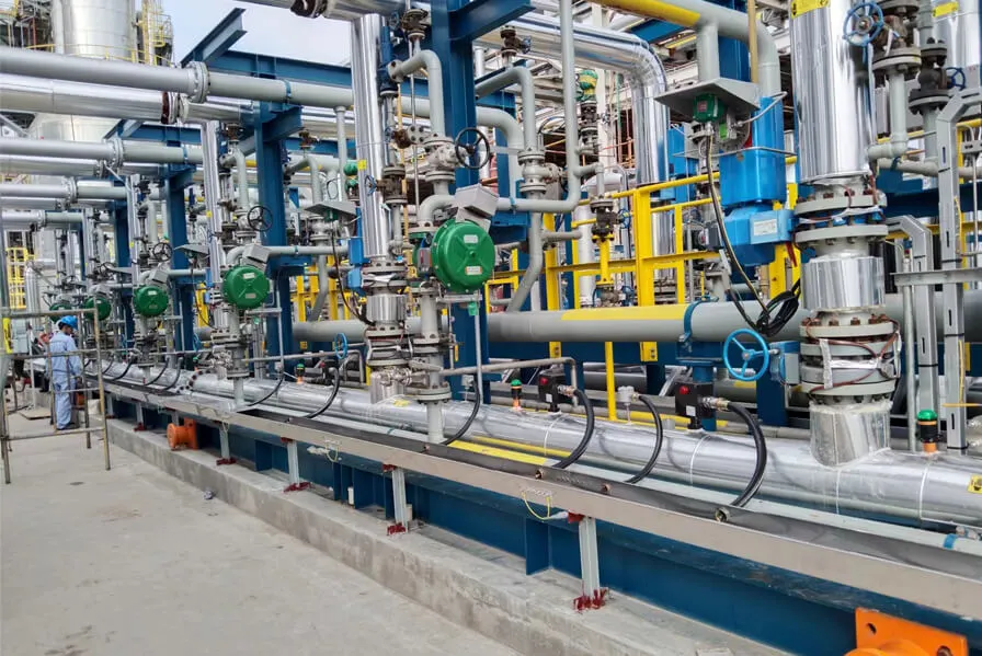 300,000 soda caustique T/Y, 400,000 T/Y Pvc Unités publiques et auxiliaires de la base de matériaux avancés intégrée chimique de Huayi Qinzhou de Guangxi Huayi Chlor-Alkali Chemical Co., Ltd.