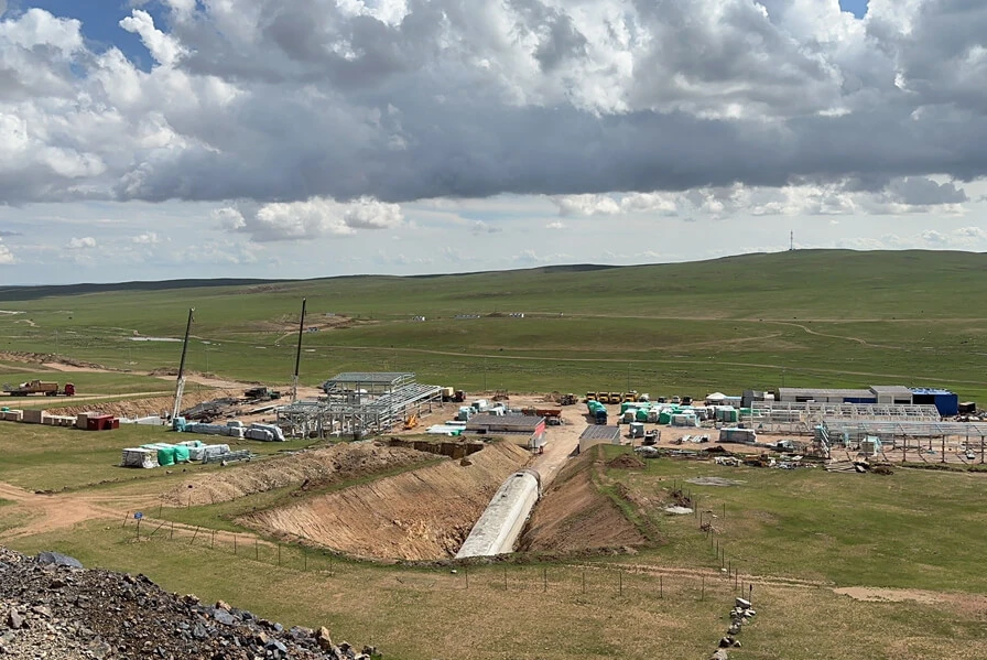 Projet minier de ressources secondaires profondes de la mine de zinc de Mongolie