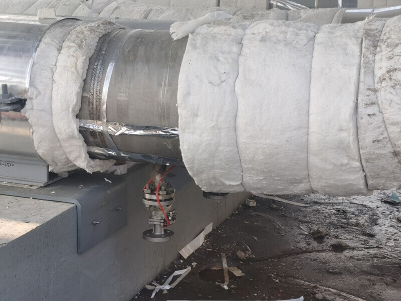 Yantai Port Longkou 6 #-7 #, projet 10 #-11 # Traçage de la chaleur électrique par pipeline